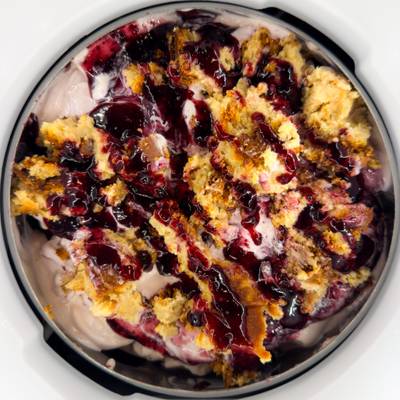 BLUEBERRY AND BANANA CHEESECAKE, a Gelato Messina special