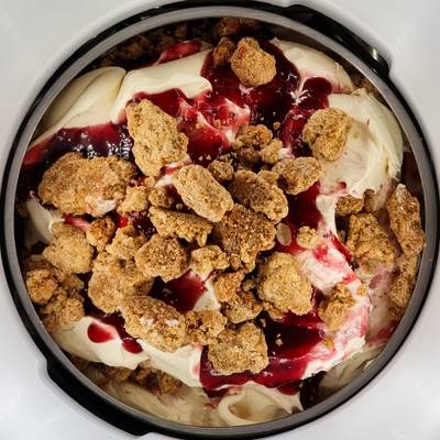 BOYSENBERRY COBBLER, a Gelato Messina special