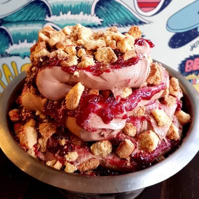CHOCOLATE CHERRY CHEESECAKE, a Gelato Messina special
