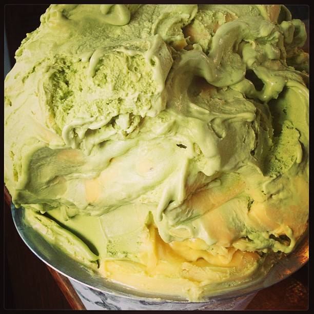 GREEN TEA AND YUZU, a Gelato Messina special