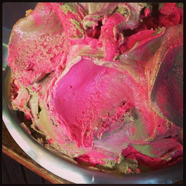 LICOURICE & RASPBERRY SHERBET, a Gelato Messina special