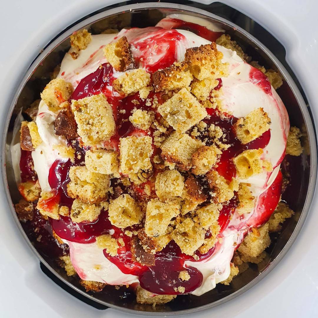 PISTACHIO CHERRY CHEESECAKE, a Gelato Messina special